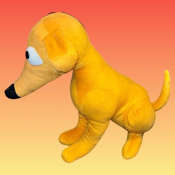 The Simpsons Santa's Little Helper Dog Plush Stuffed Toy Universal Studios 14” - Picture 3 of 6